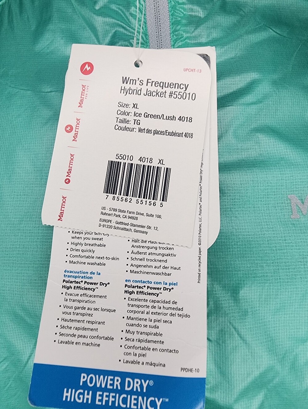 NWT Marmot Frequency Hybrid Jacket, Womens XL - Picture 6 of 6